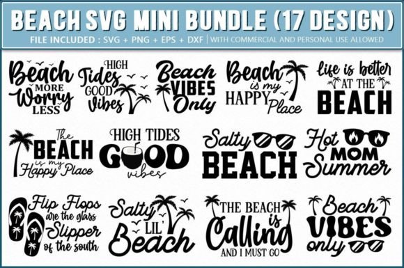 Beach SVG Mini Bundle Graphics and Crafts Review