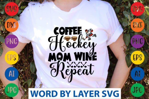 Coffee Hockey Mom Wine Repeat SVG CUT Review