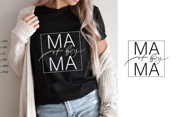 Mama of Boy SVG PNG Graphics and Crafts Review