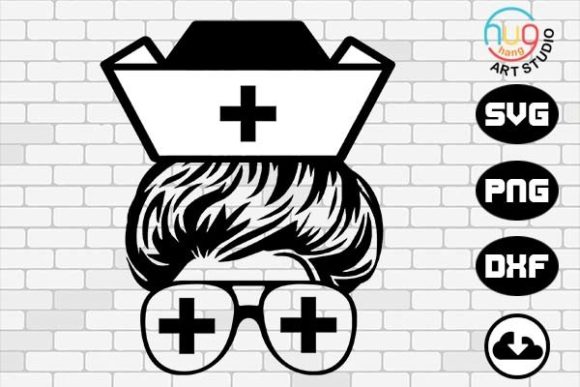 Mom์ Nurse Messy Bun Hair Graphics and Crafts Review