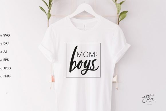 Mom of Boys Svg Png Graphics for Crafts