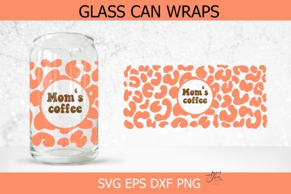 Mom s Coffee Glass Can Wrap Graphics and Crafts Review
