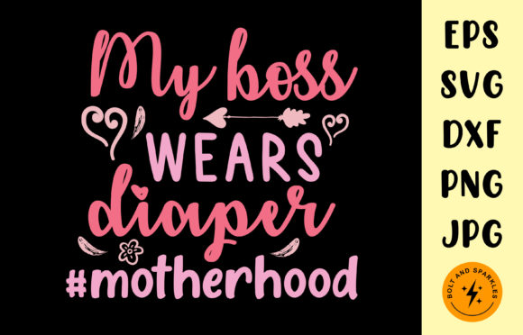 My Boss Wears Diaper Graphics and Crafts Review